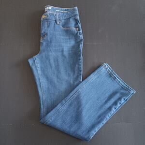 NyGard Denim Rare Wide Boot Cut Jeans 360 4-Way Stretch Dark Wash size 10